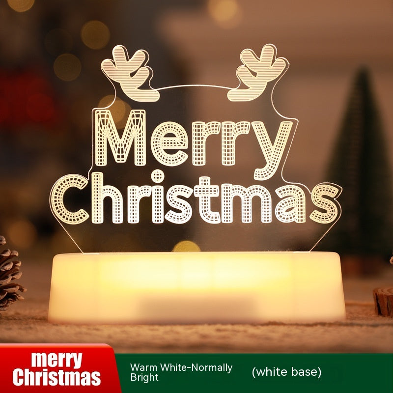 Christmas Decoration 3D LED Lamp