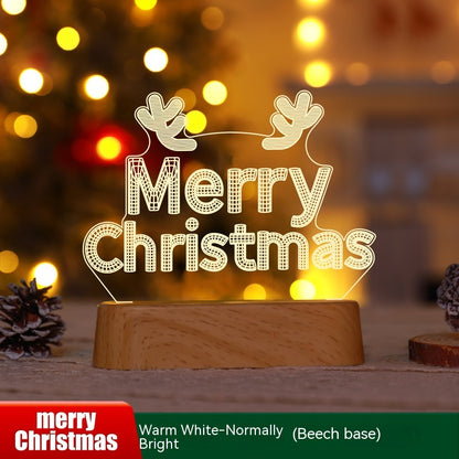 Christmas Decoration 3D LED Lamp