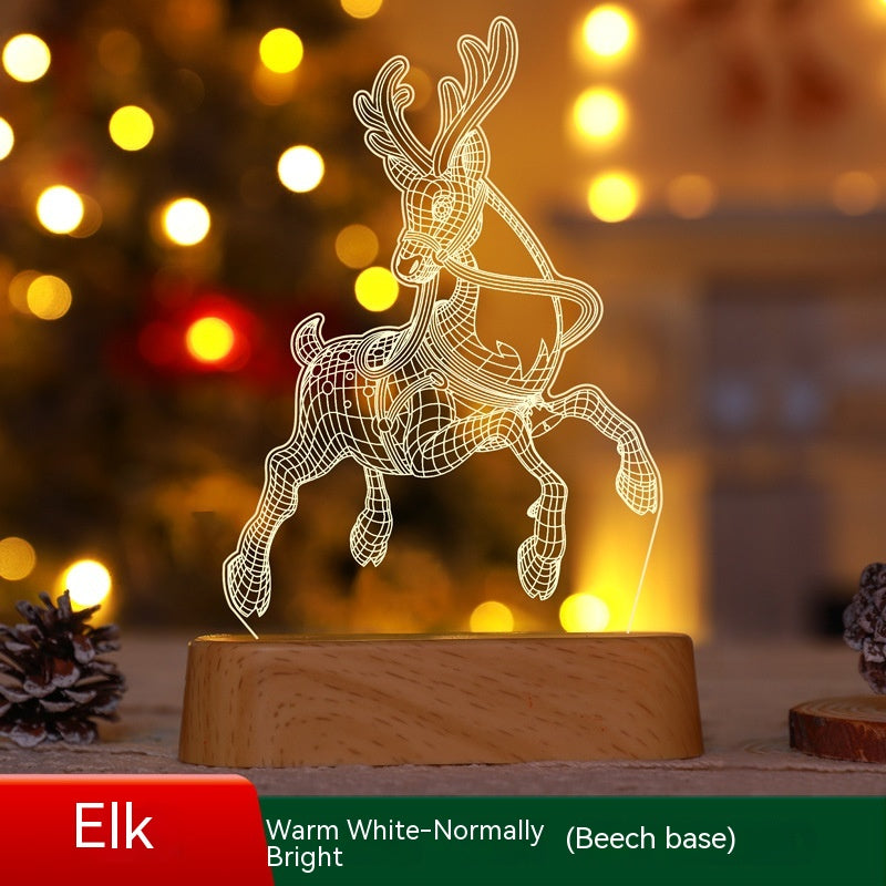 Christmas Decoration 3D LED Lamp