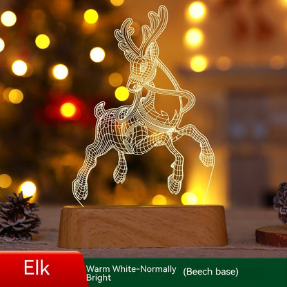 Christmas Decoration 3D LED Lamp
