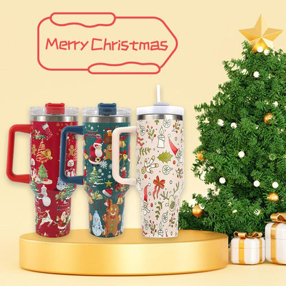 Christmas Pattern Mug With Handle