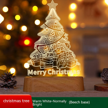 Christmas Decoration 3D LED Lamp