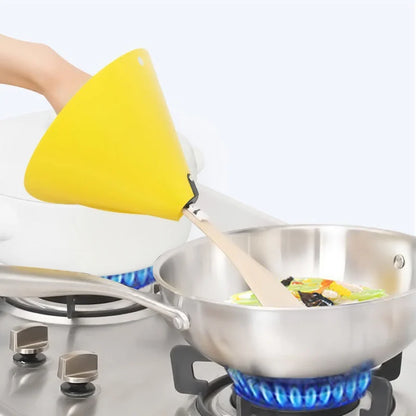 Kitchen cooking anti-splash oil baffle anti-oil splash spatula cover