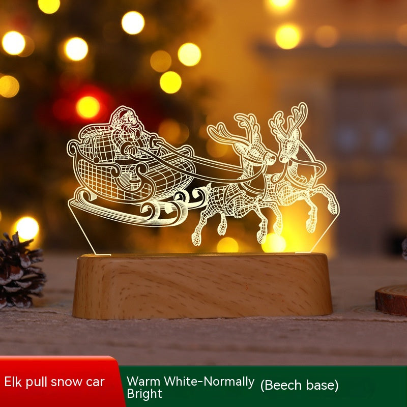 Christmas Decoration 3D LED Lamp
