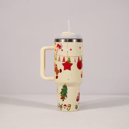 Christmas Pattern Mug With Handle