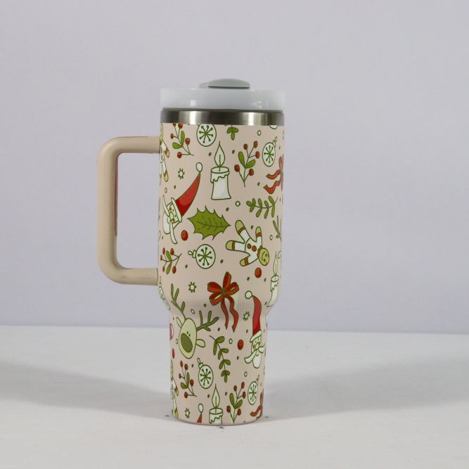 Christmas Pattern Mug With Handle