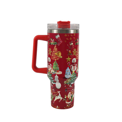 Christmas Pattern Mug With Handle