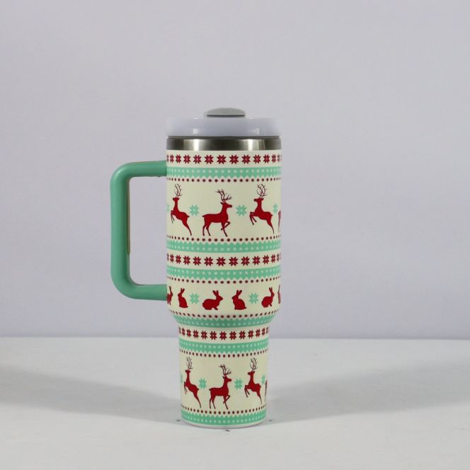 Christmas Pattern Mug With Handle