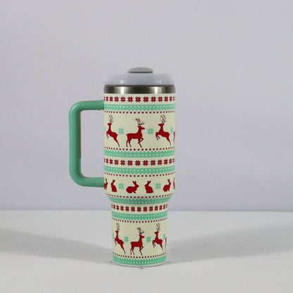 Christmas Pattern Mug With Handle