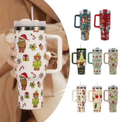 Christmas Pattern Mug With Handle