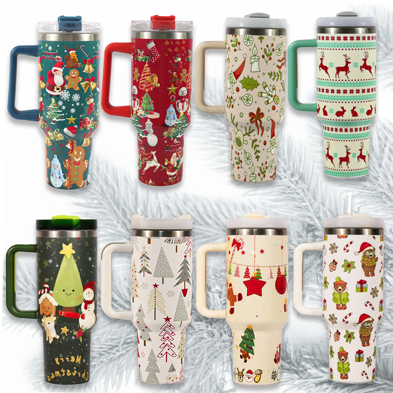 Christmas Pattern Mug With Handle