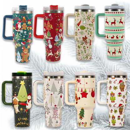 Christmas Pattern Mug With Handle