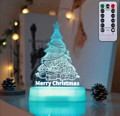 Christmas Decoration 3D LED Lamp